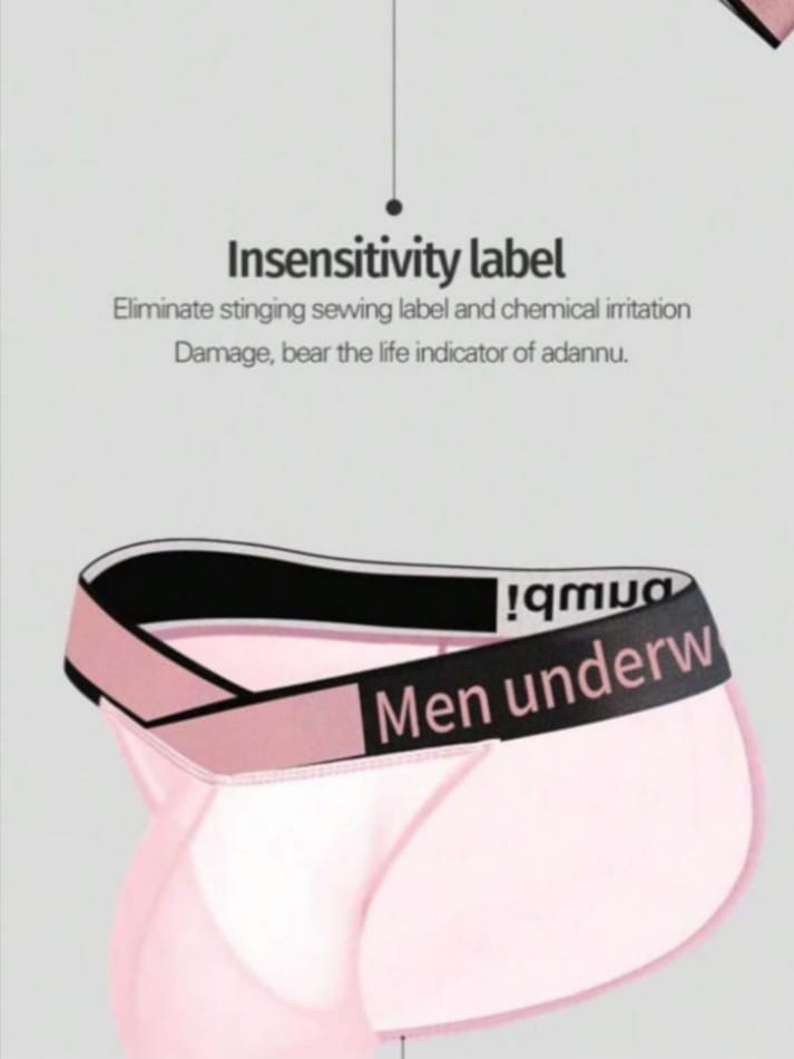 Pump Transparent Men's Sexy Triangle U Convex Design Underwear